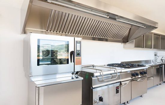 Professional kitchen in modern building